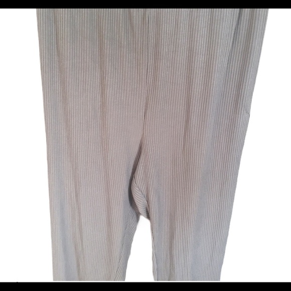 H&M+ Divided Ribbed Pants With Elastic Waist Sage Green Size XXL - Picture 5 of 8